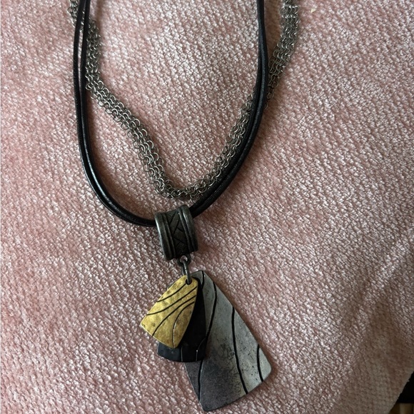 Jewelry - Triple pendant boho necklace